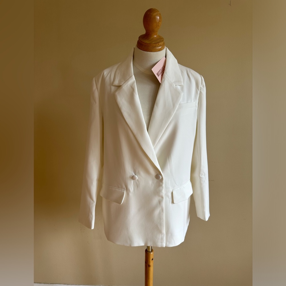 Misguided Tailored Double Beasted Blazer
